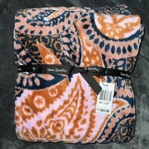 Vera Bradley Pink and Orange Blanket